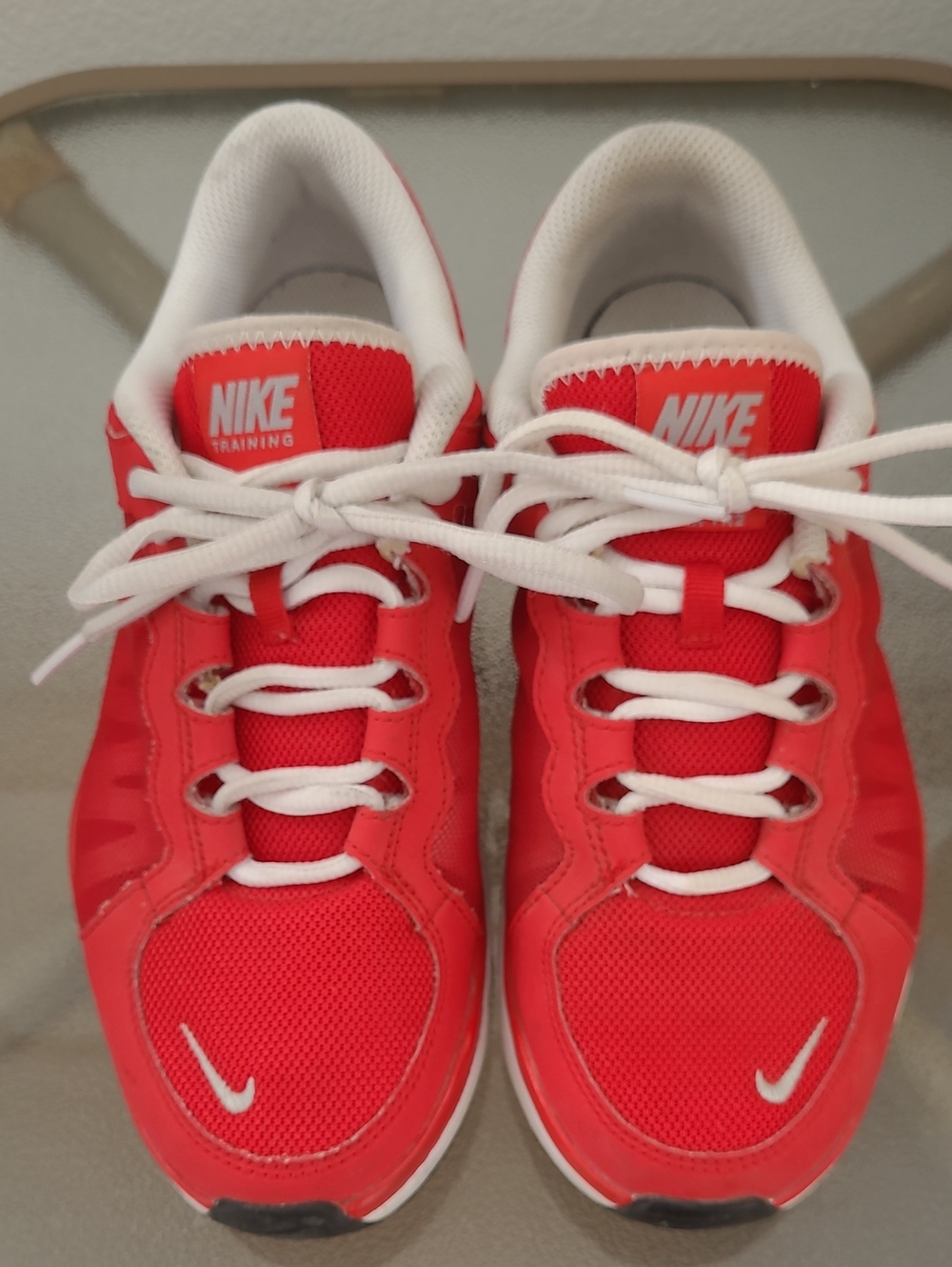 Nike training flex TR2 Red and White Training Sneakers